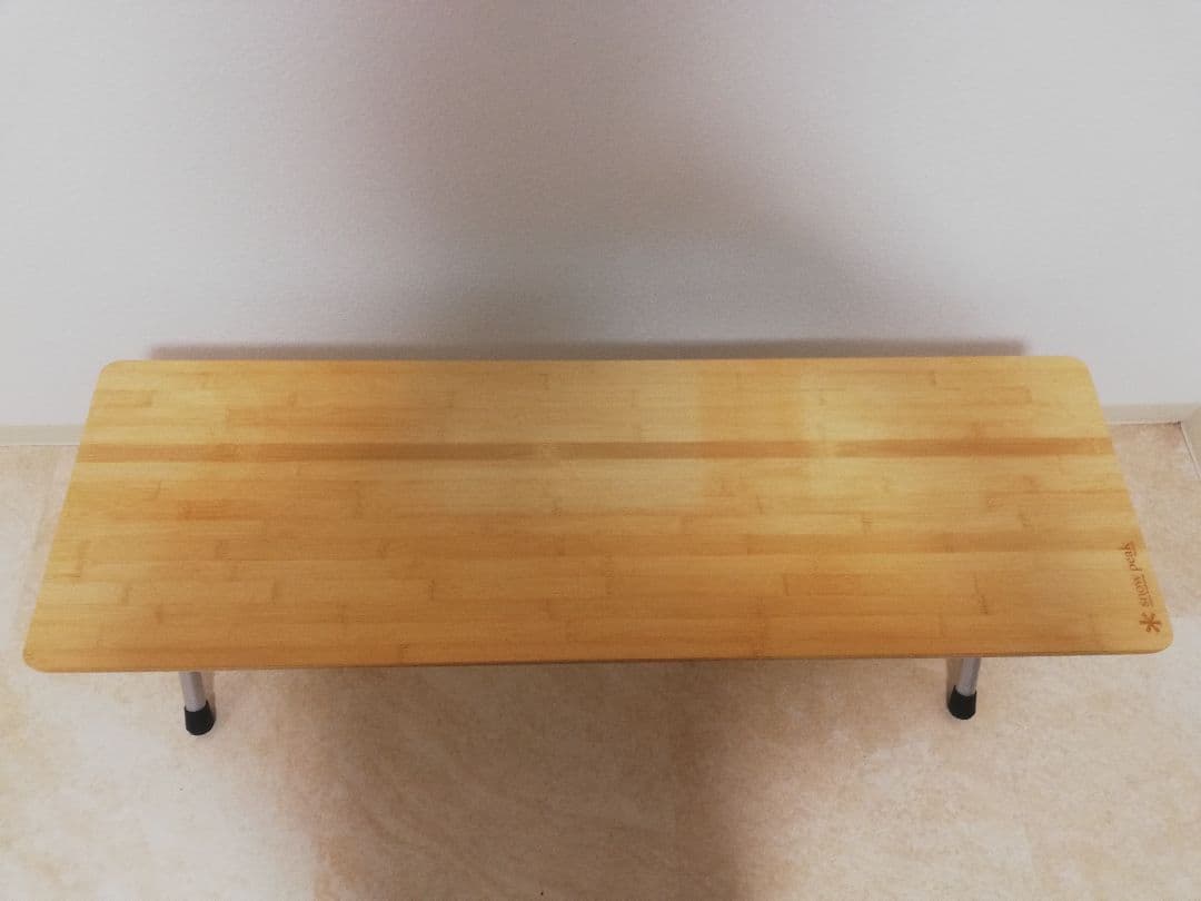 スノーピーク　フォールディングシェルフ ロング竹