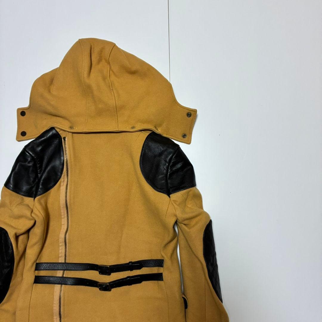 phenomenon レザー切替 バックジップ ジャケット