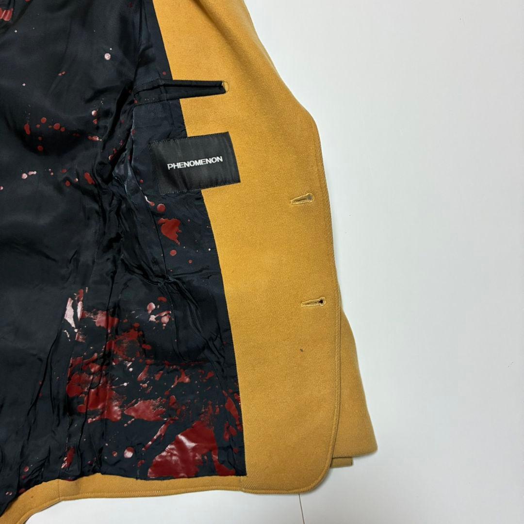 phenomenon レザー切替 バックジップ ジャケット