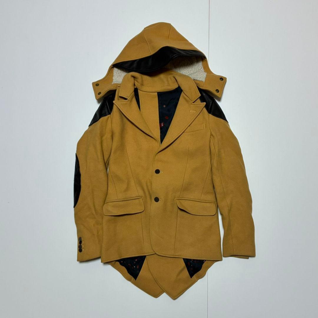 phenomenon レザー切替 バックジップ ジャケット