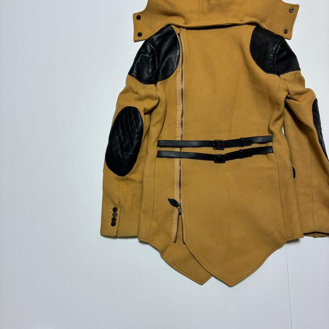 phenomenon レザー切替 バックジップ ジャケット