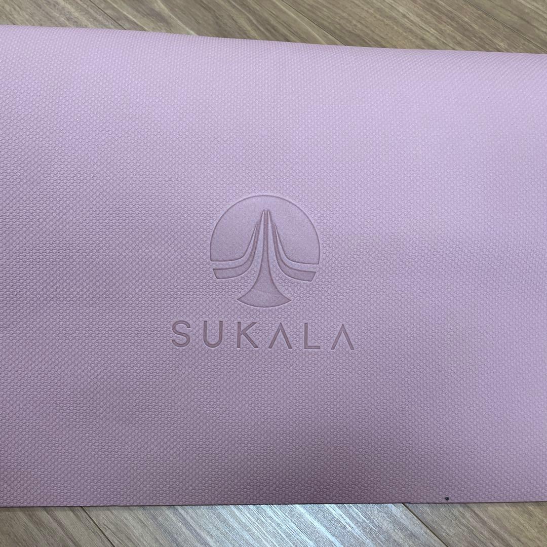 【SUKALA】 リバーシブルヨガマット6mm ローズ　⭐︎バッグ付き