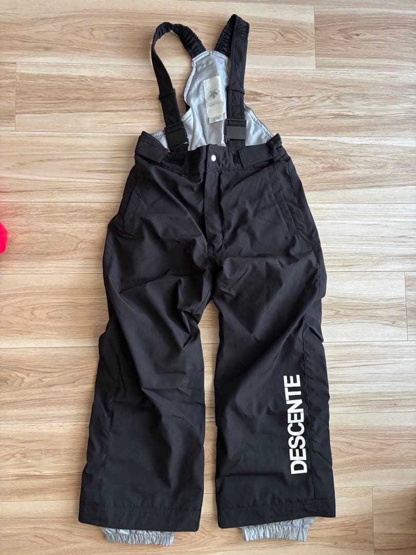 DESCENTE 子ども用スキーウェア レッド/ブラック