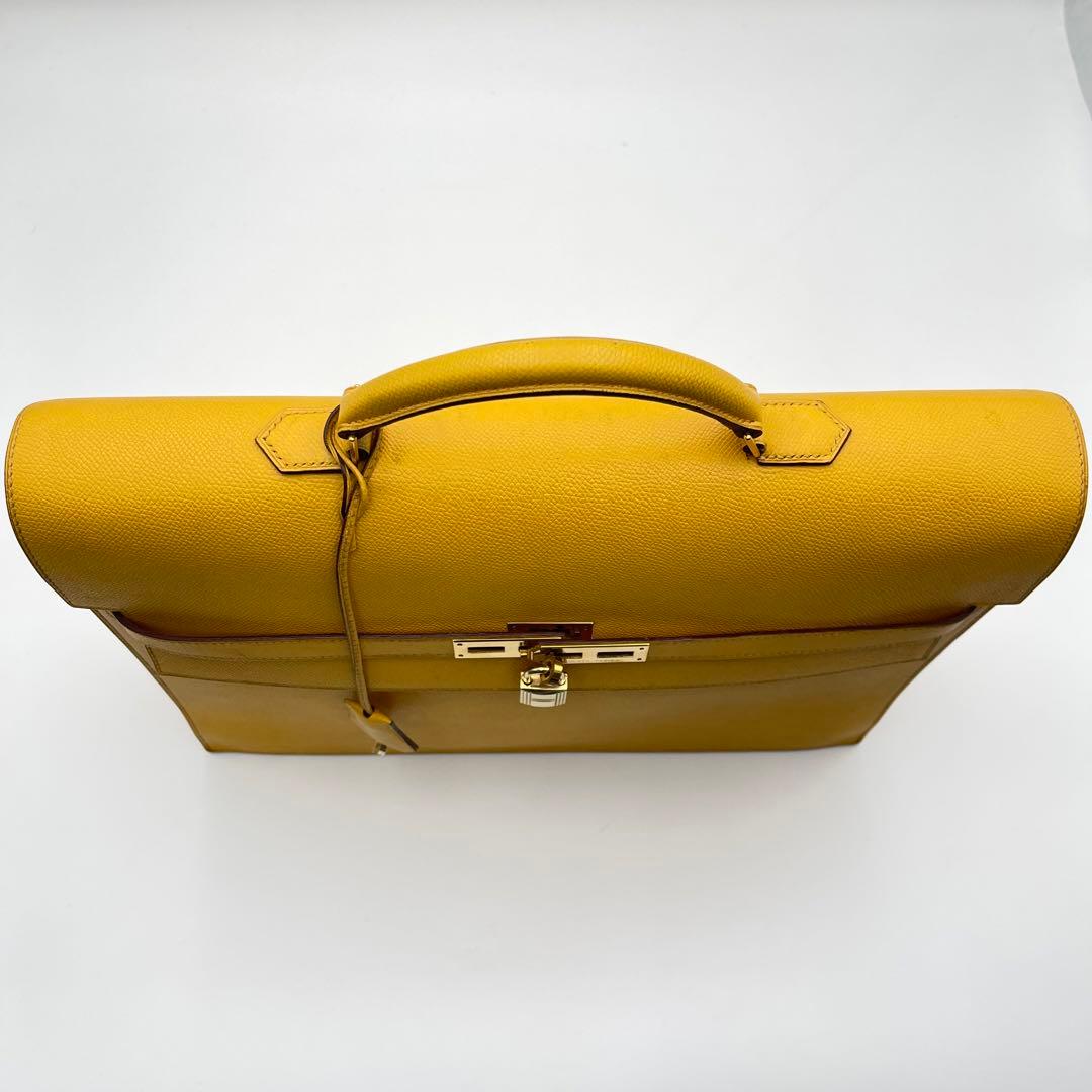 美品✨エルメス　ケリーデペッシュ38 ヴォーエプソン　F刻印　2002年