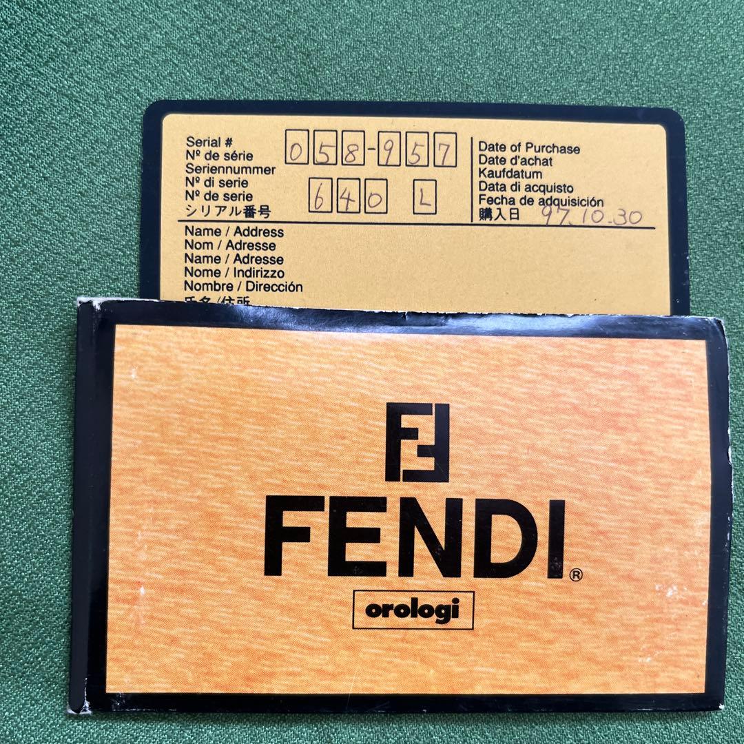 フェンディ　腕時計　替えベルト付き