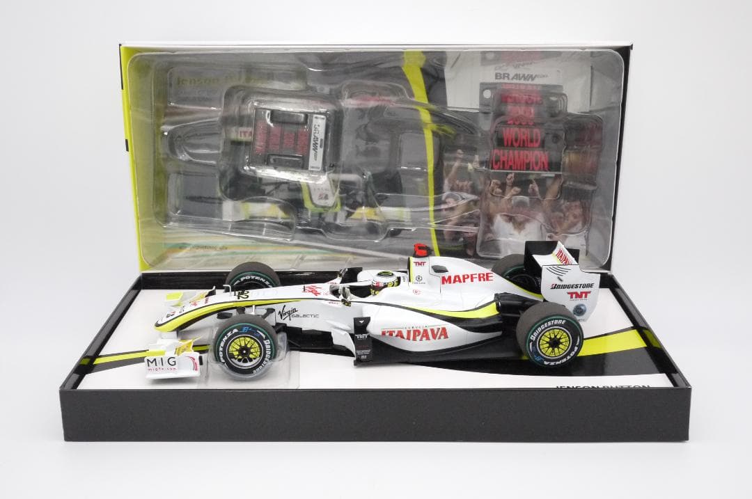 onecar1/18 ブラウンGP BGP001 チャンピオン J.バトン