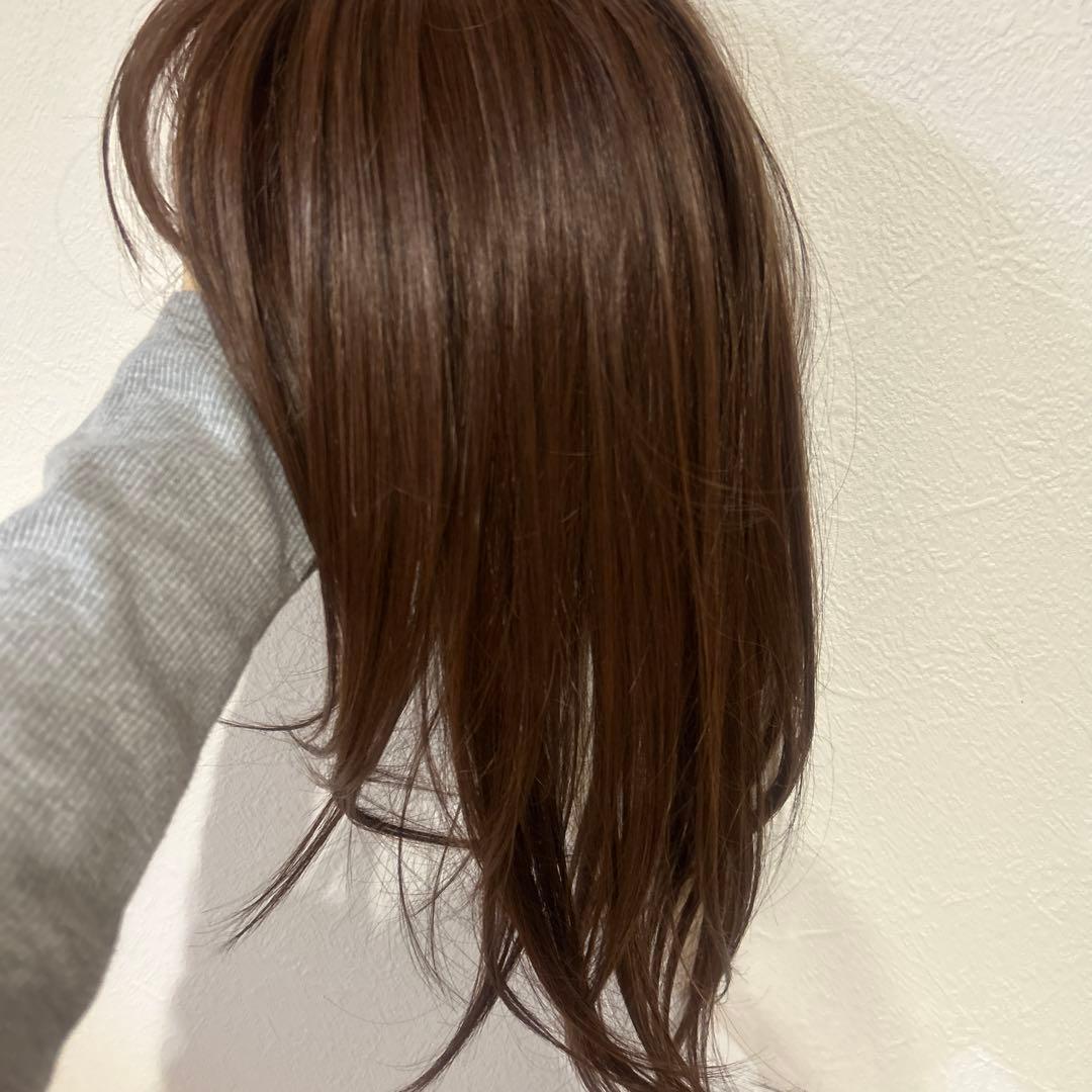 ピンクエイジ トップカバーリアルスキン シースルーバング