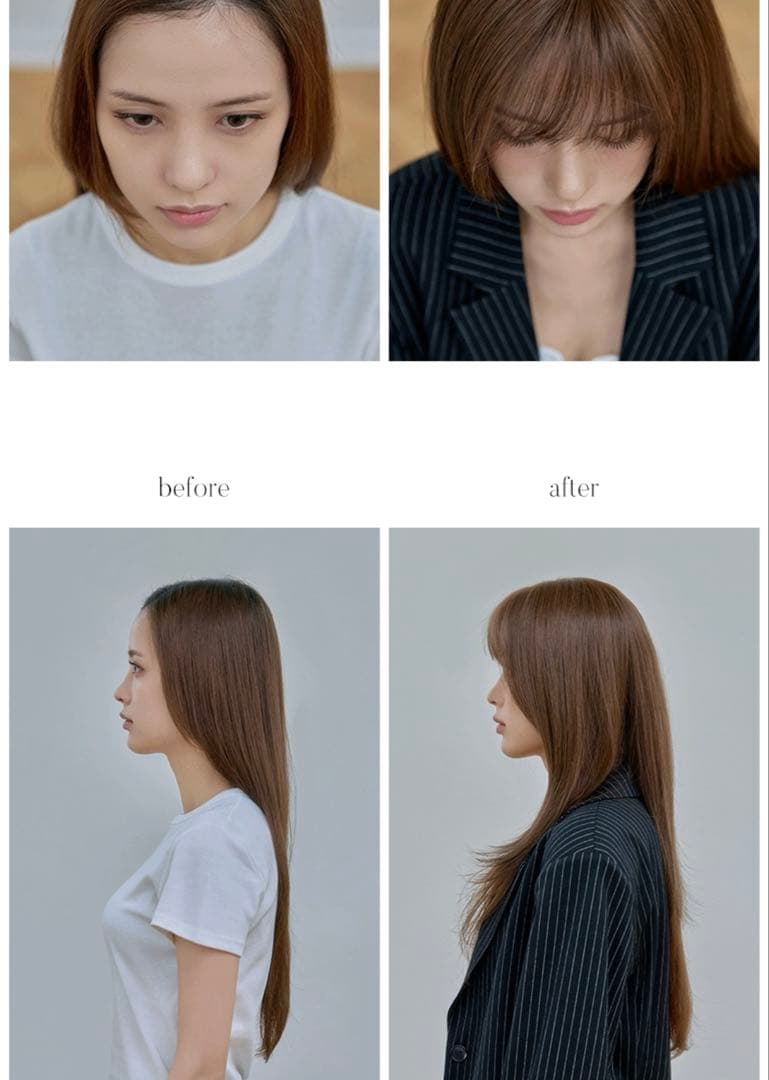 ピンクエイジ トップカバーリアルスキン シースルーバング