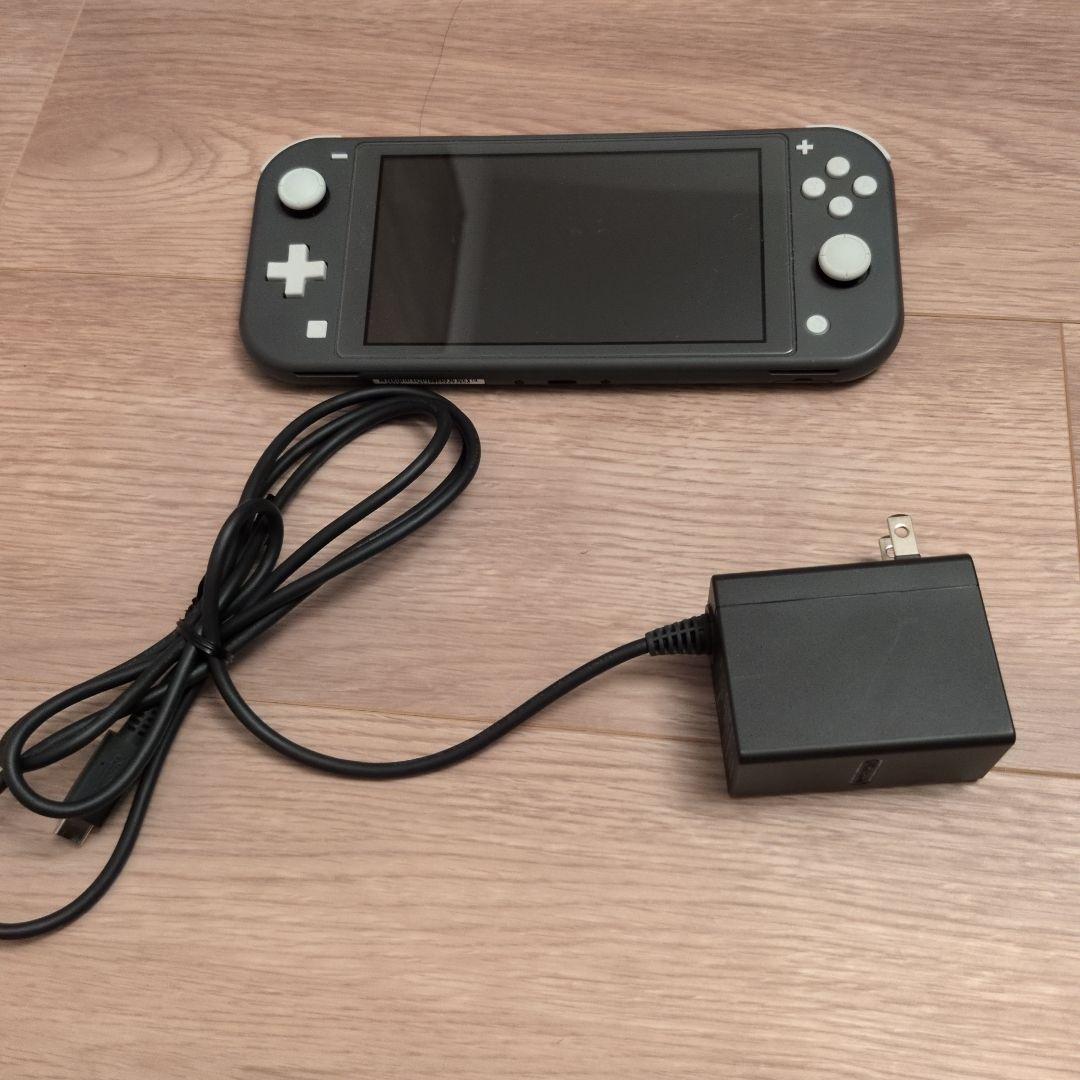 Nintendo Switch Lite （グレー、箱無し、充電器のみ付属）