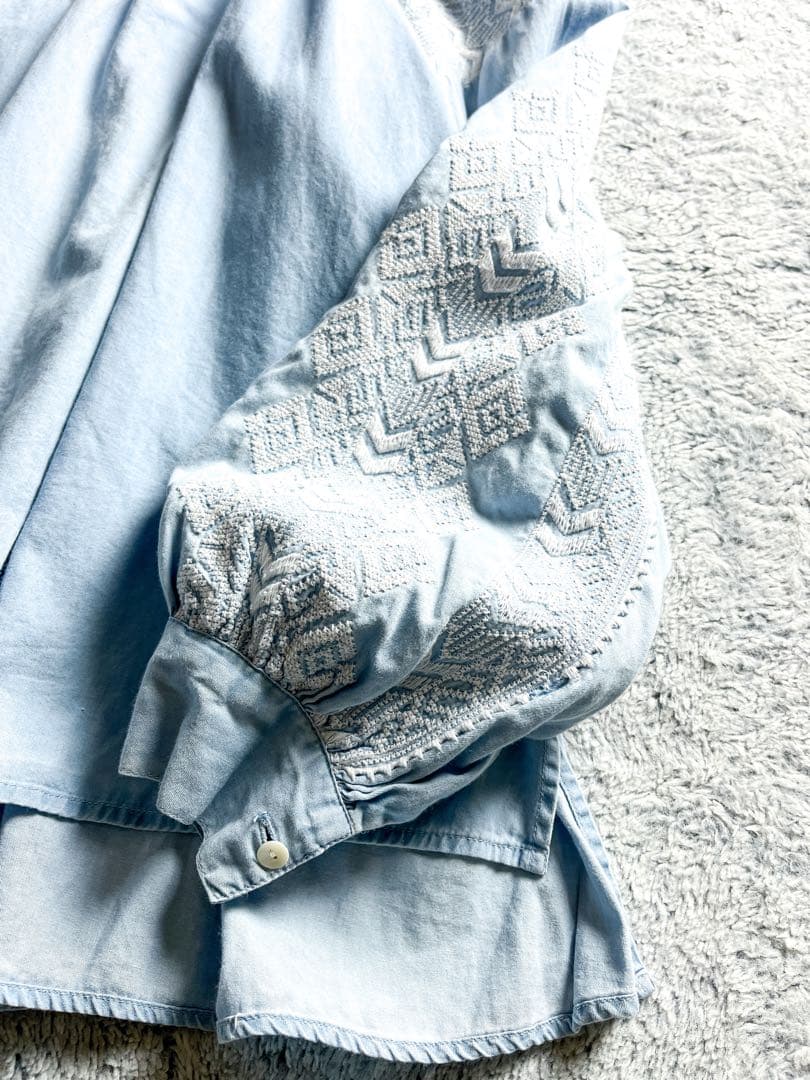 【ne Quittez pas】ヌキテパ エンブロイダリー ブラウス チュニック