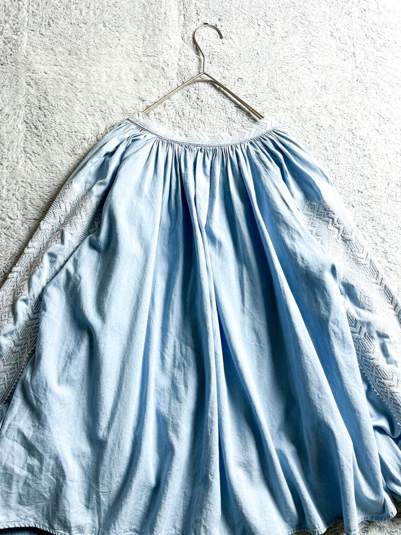 【ne Quittez pas】ヌキテパ エンブロイダリー ブラウス チュニック