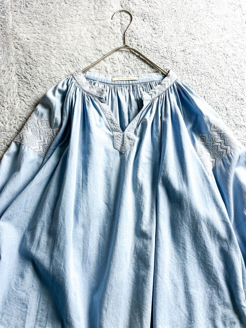 【ne Quittez pas】ヌキテパ エンブロイダリー ブラウス チュニック