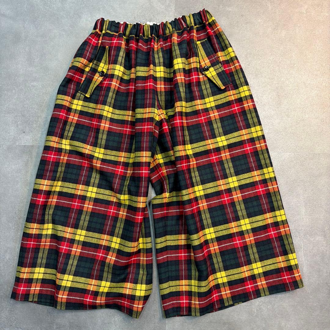 sale 2025AW tao チェック ワイドパンツF