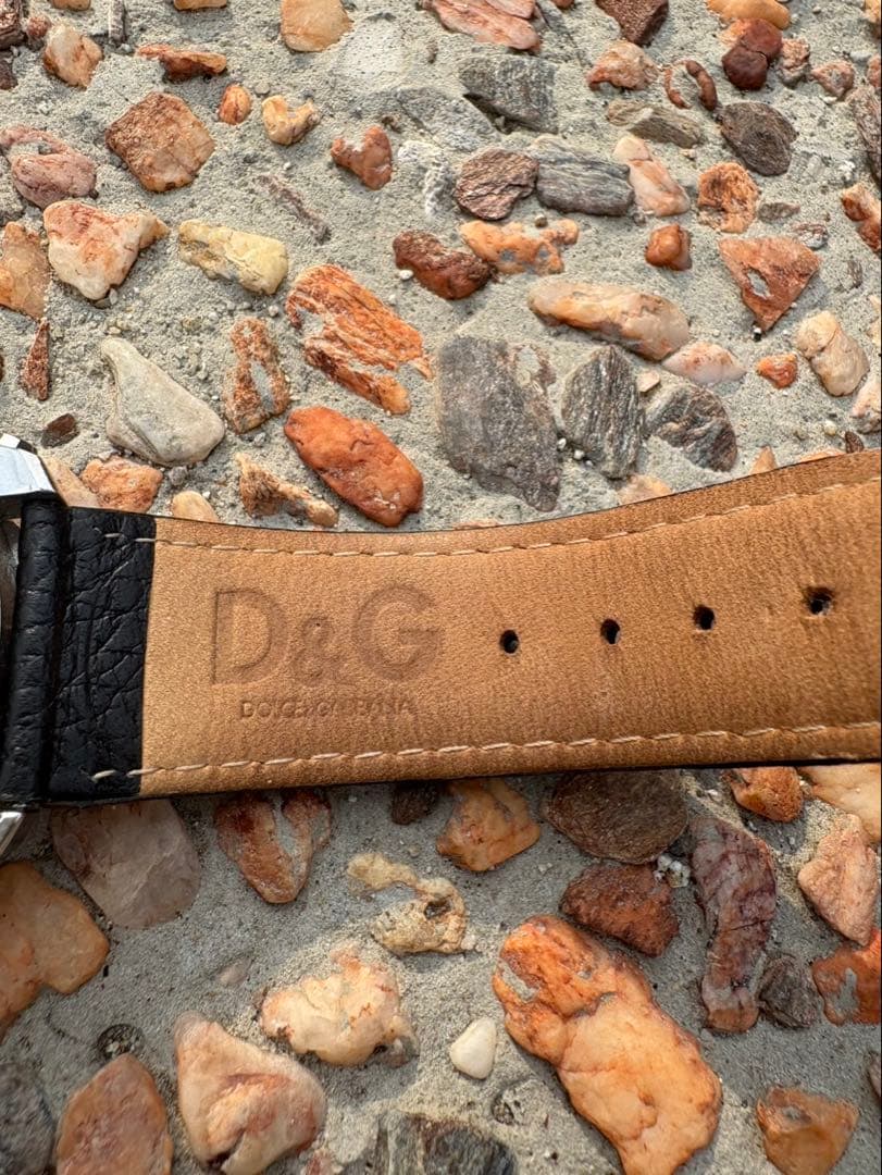 D&G シルバー 腕時計 クロノグラフ