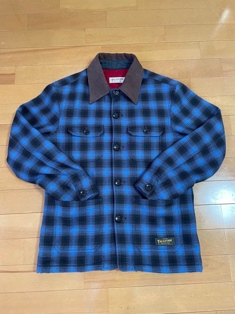 THE FLAT HEAD ヘビーネルカバーオールジャケット 38