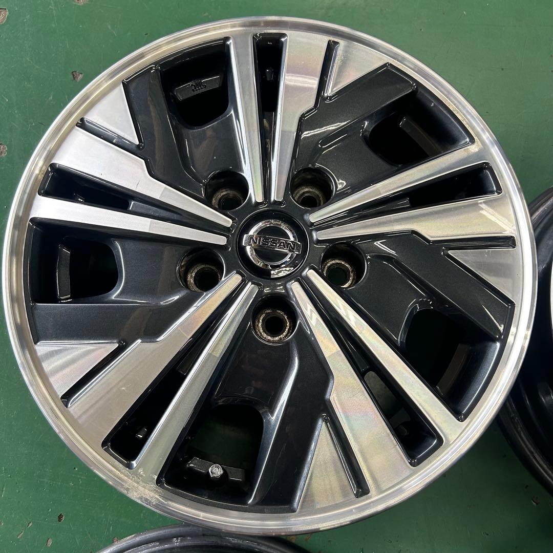 中古アルミ15Ｘ5.5　日産セレナ純正4本セット