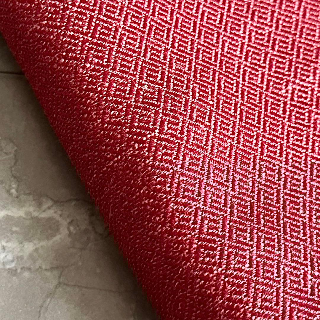 TOM FORD ユニセックス シルク リネン 大判 ストール レッド イタリア