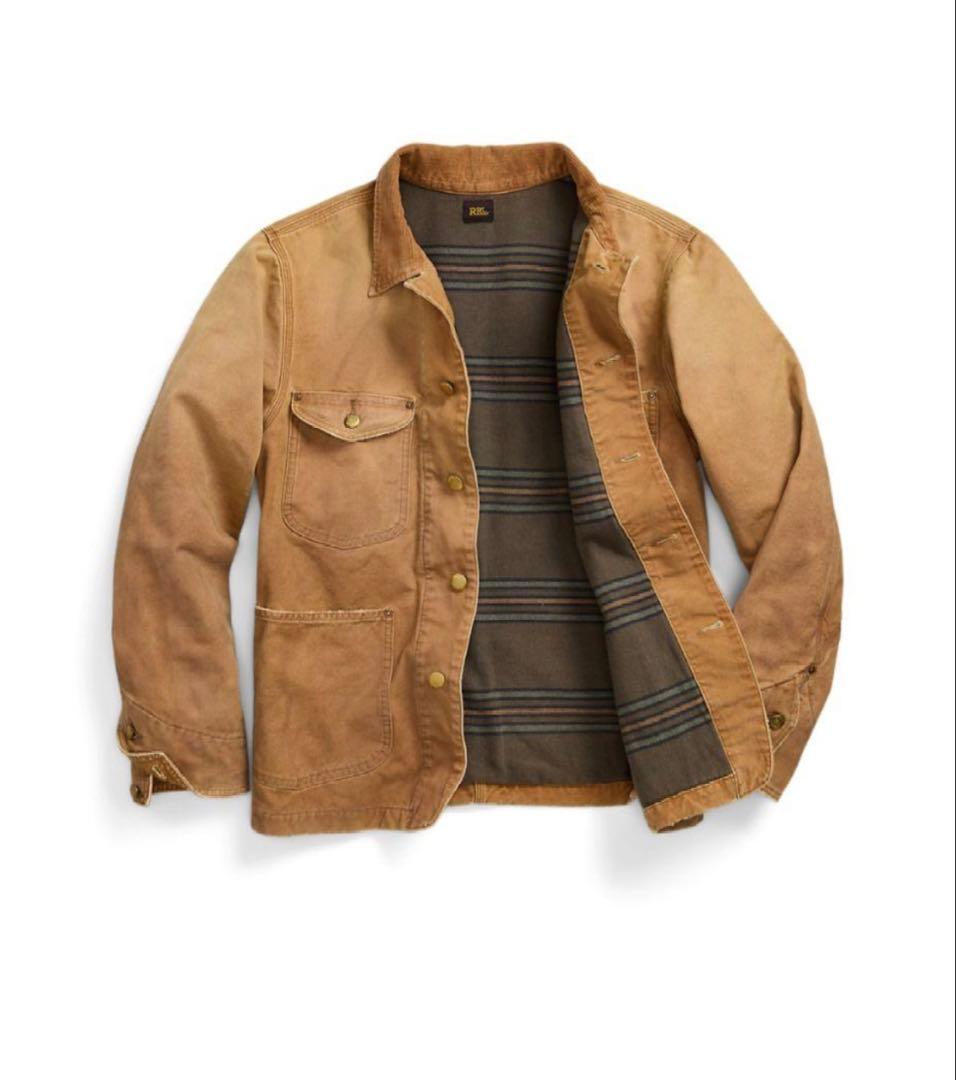 RRL ダブルアールエル コーデュロイカラー キャンバス ジャケット Lサイズ