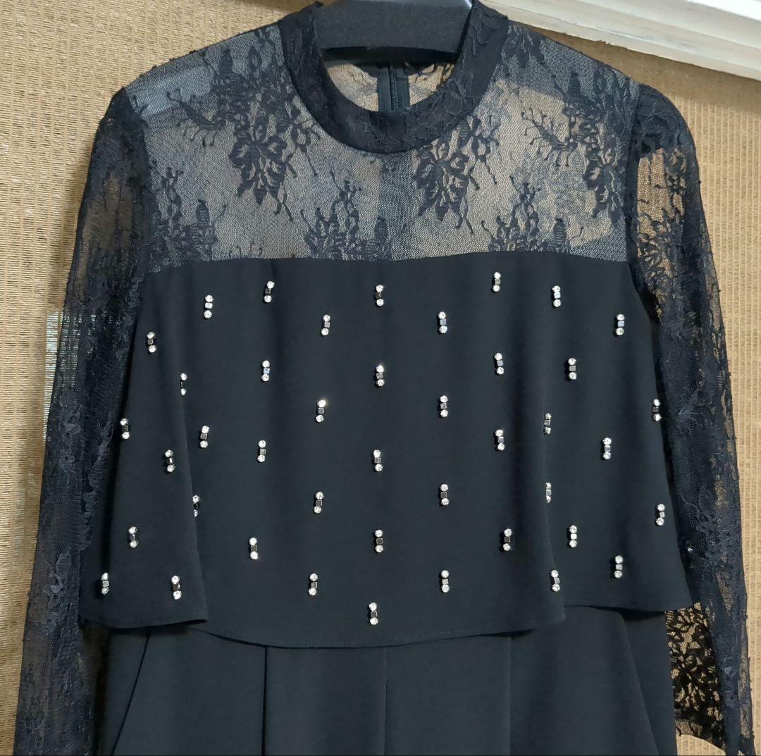 グレースコンチネンタル　ダイアグラム　刺繍ワイドサロペット