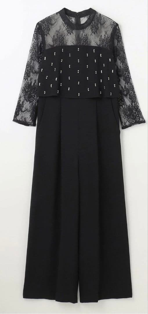 グレースコンチネンタル　ダイアグラム　刺繍ワイドサロペット