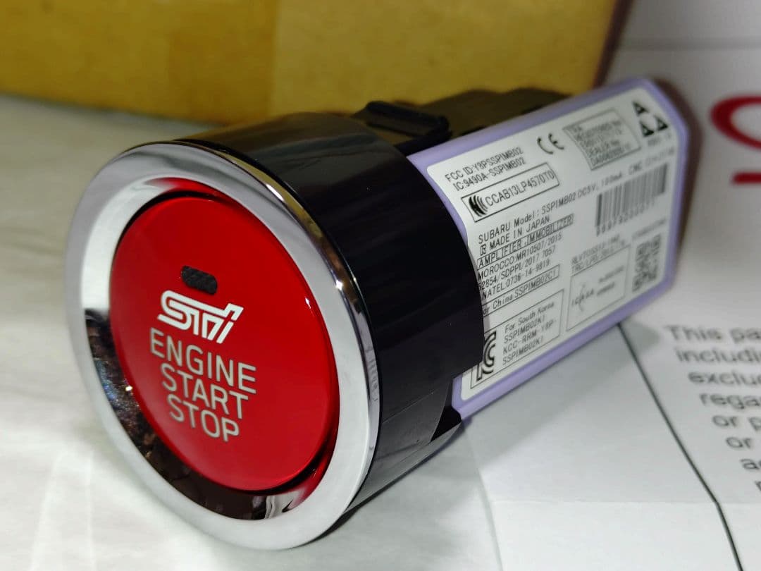 スバル STI プッシュエンジンスイッチ ST83031ST041