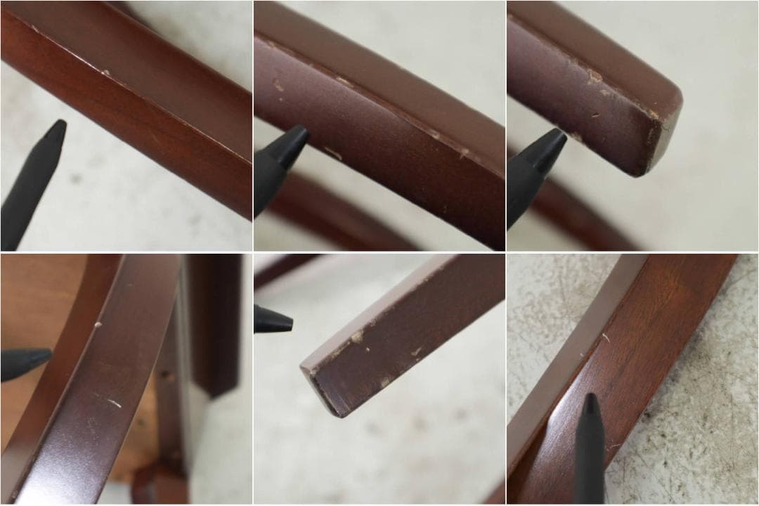 値下IDC大塚取扱 東海家具 アンティーク調 マホガニー 猫脚 コンソール 花台