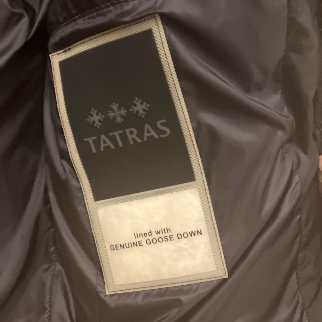 TATRAS フード付き ブラック ダウンベス