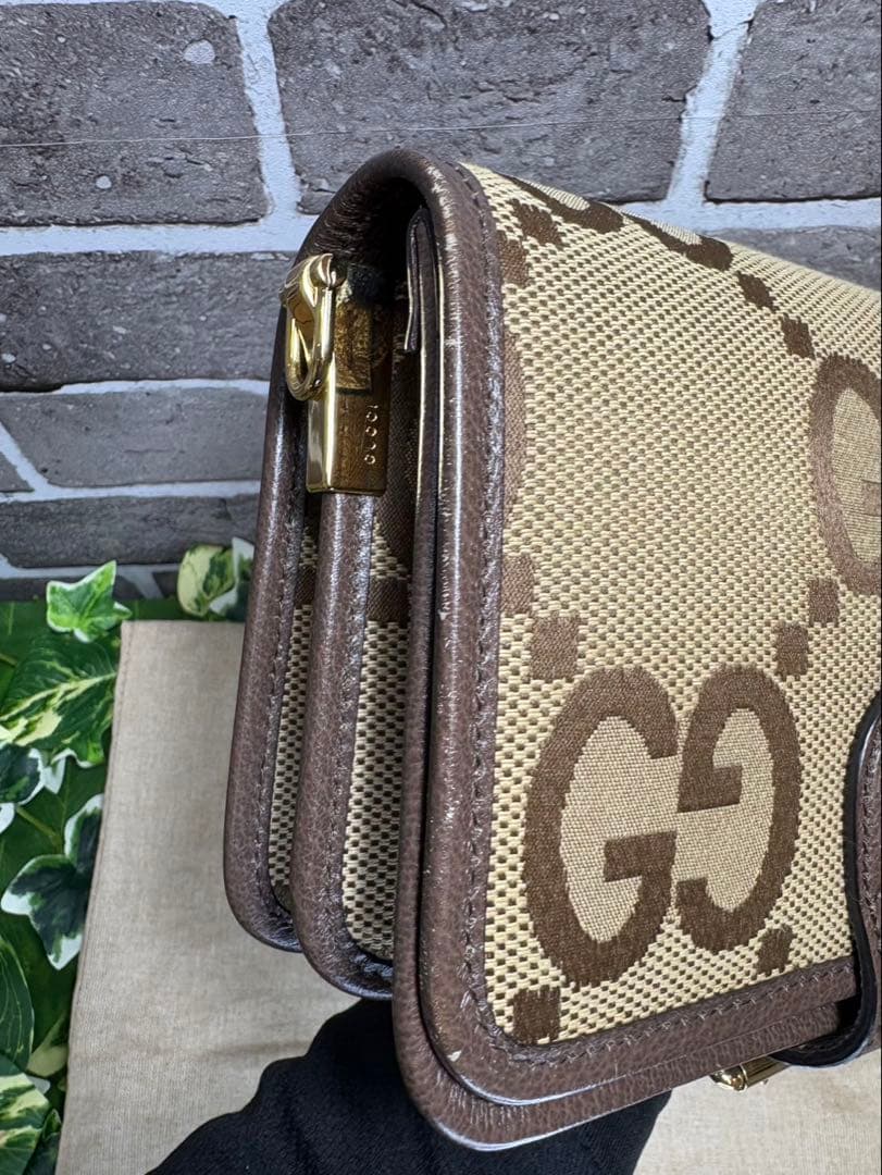 ⭐️美品⭐️ GUCCI ジャンボGGキャンバスミニショルダーバッグ