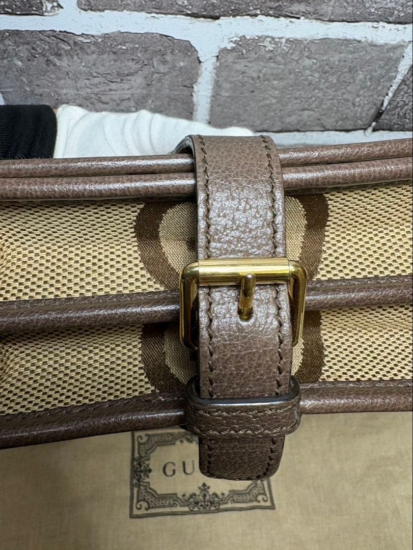 ⭐️美品⭐️ GUCCI ジャンボGGキャンバスミニショルダーバッグ