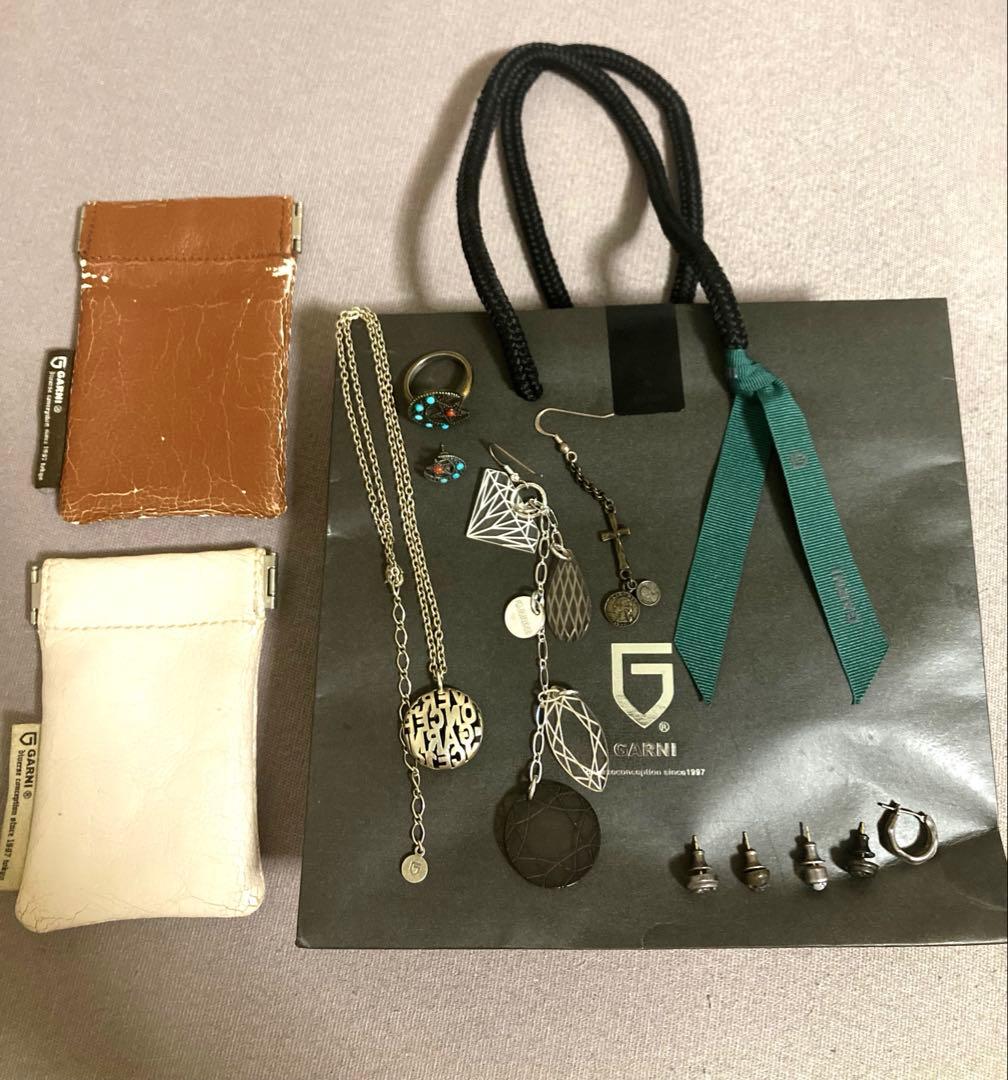 GARNIネックレス,ピアス,指輪まとめ売り