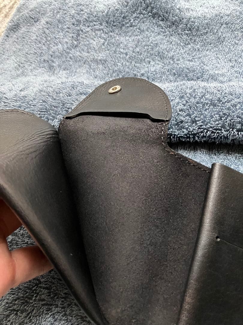 Hender Scheme ブラック 二つ折り財布 エンダースキーマ