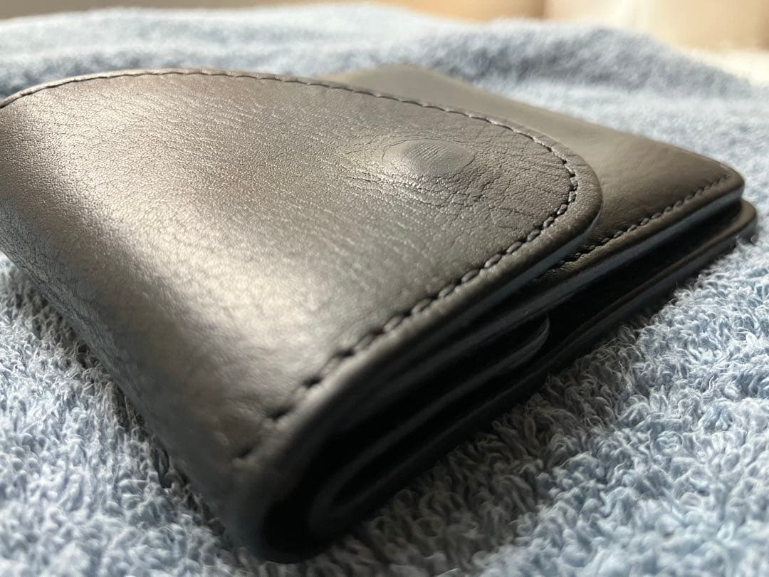 Hender Scheme ブラック 二つ折り財布 エンダースキーマ