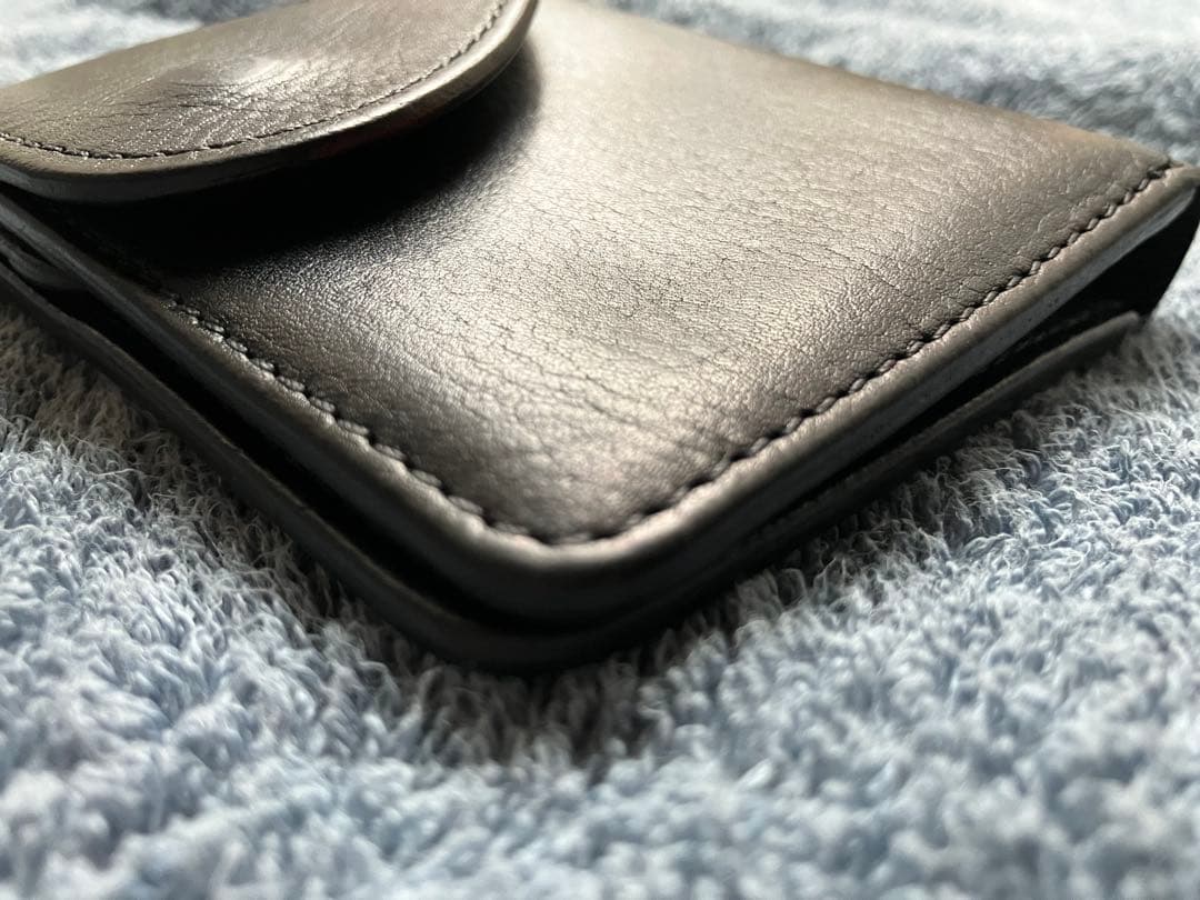 Hender Scheme ブラック 二つ折り財布 エンダースキーマ