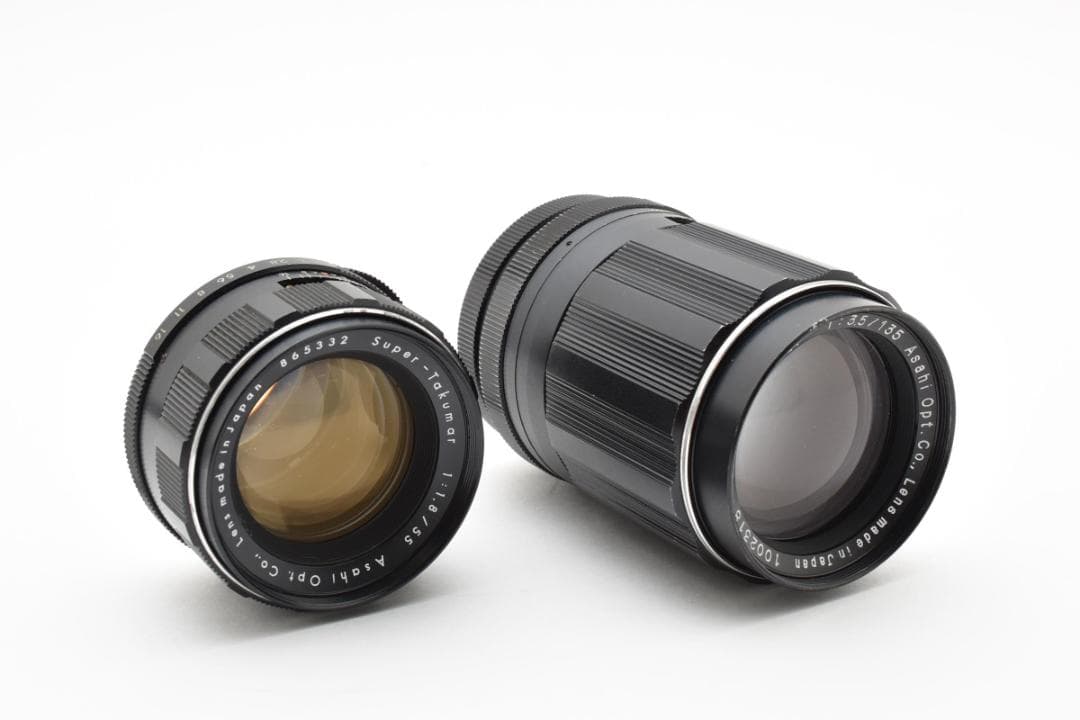 ◎前期型2本セット◎ Super Takumar 55mm 135mm C087
