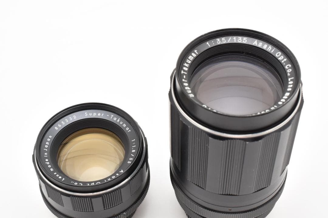 ◎前期型2本セット◎ Super Takumar 55mm 135mm C087