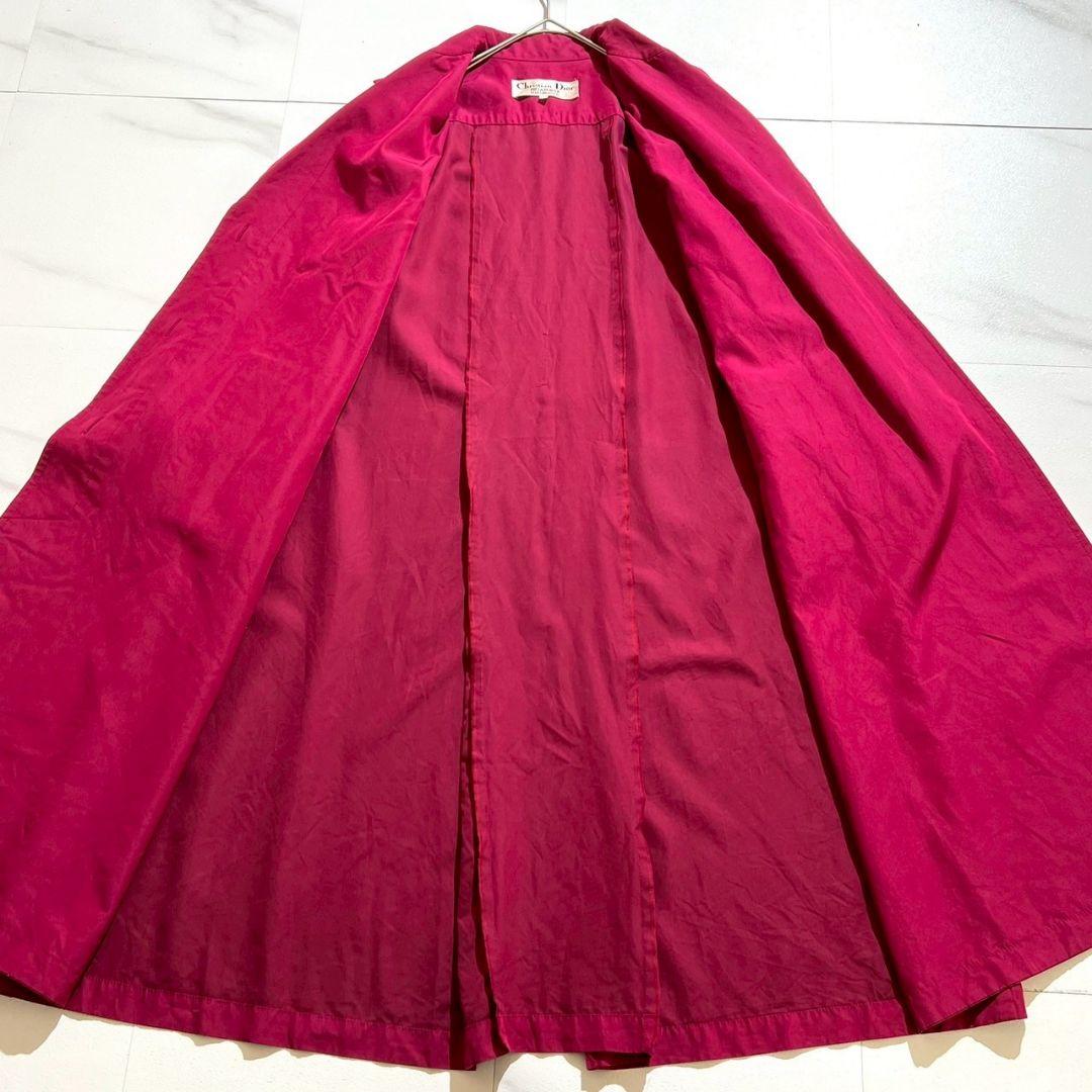 Christian Dior vintage SILK ロングコート 紫 7号