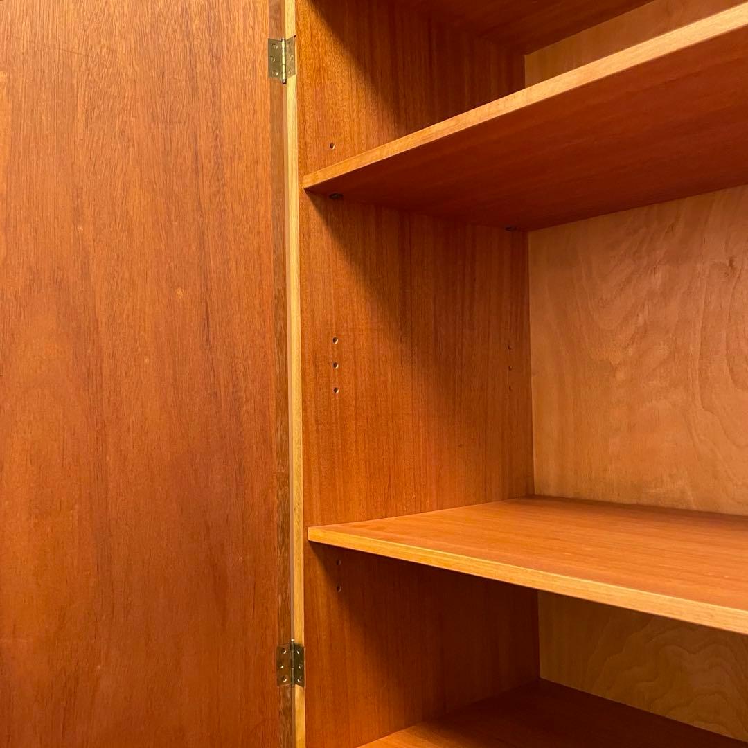 北欧ヴィンテージキャビネット チーク×ビーチ