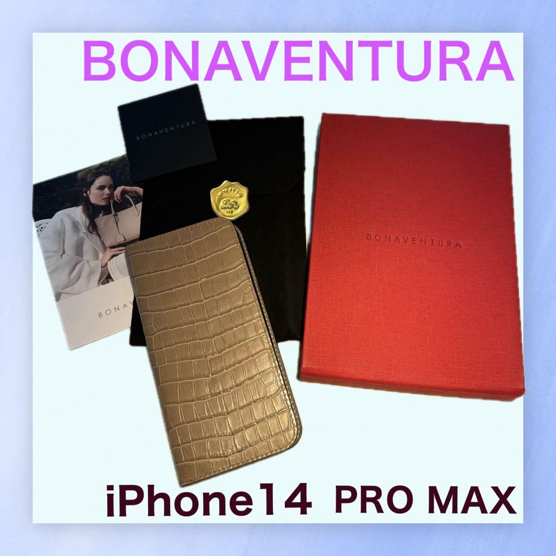 BONAVENTURA iPhone14pro MAX Etoupe ケース