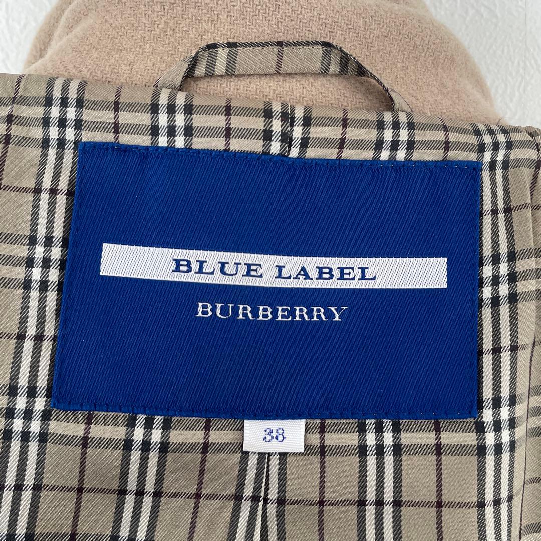 ✨ 【BURBERRY】バーバリー ウール ケープ風ショートコート（キャメル)