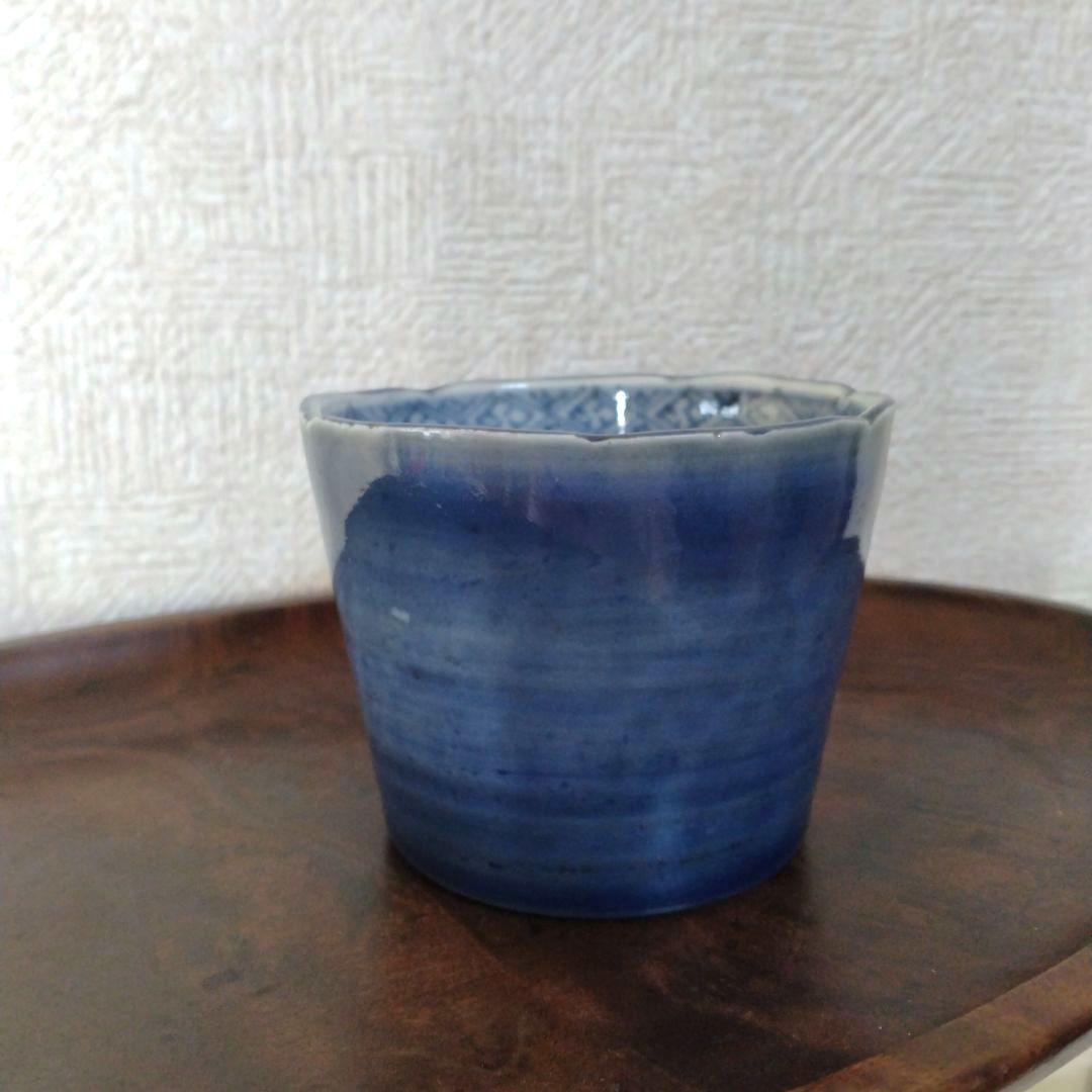 古伊万里瑠璃釉蕎麦猪口江戸時代