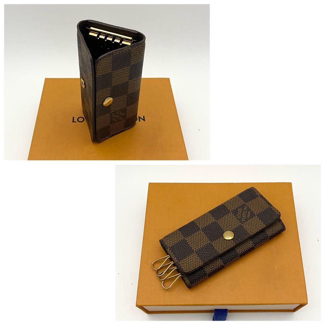 美品　ルイヴィトン　ダミエ　キーケース　ミュルティクレ4