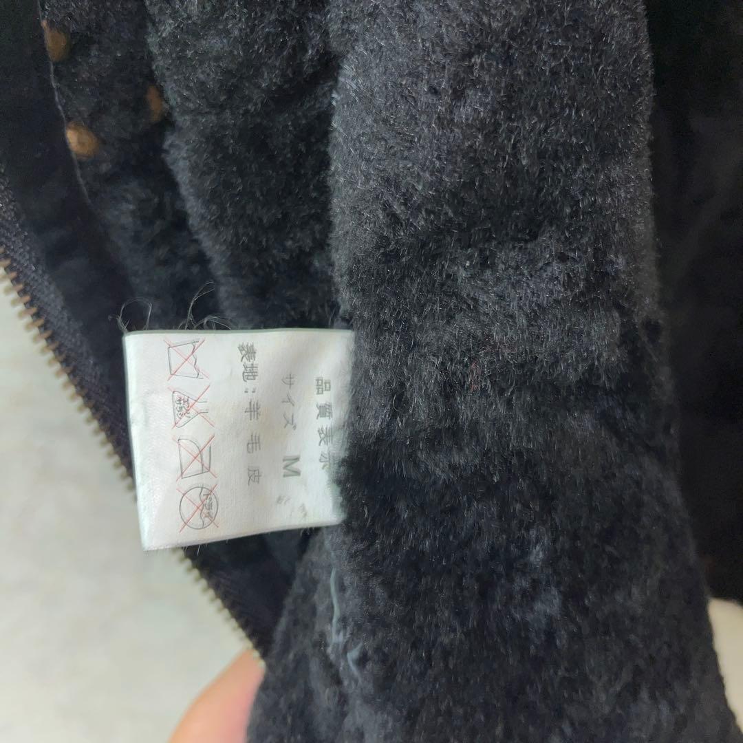 d*7様 Hn+DIE ファー付きブラックベスト 羊毛　hnaoto