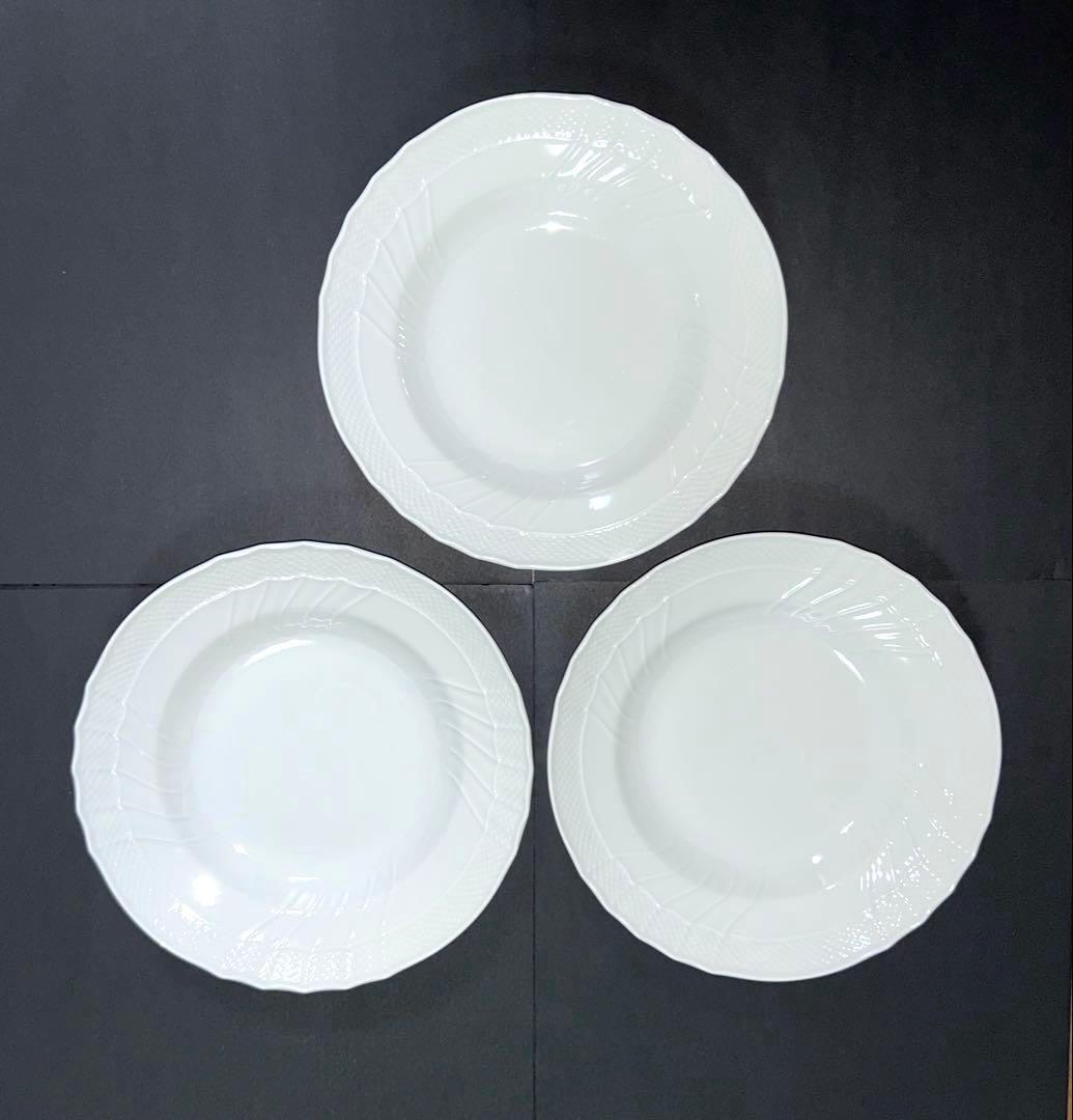 Richard Ginori ベッキオホワイト パスタ スープ プレート 23