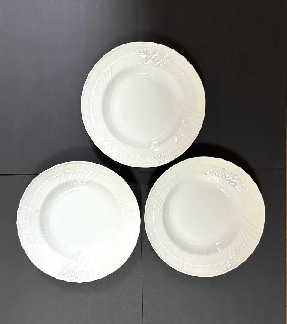 Richard Ginori ベッキオホワイト パスタ スープ プレート 23