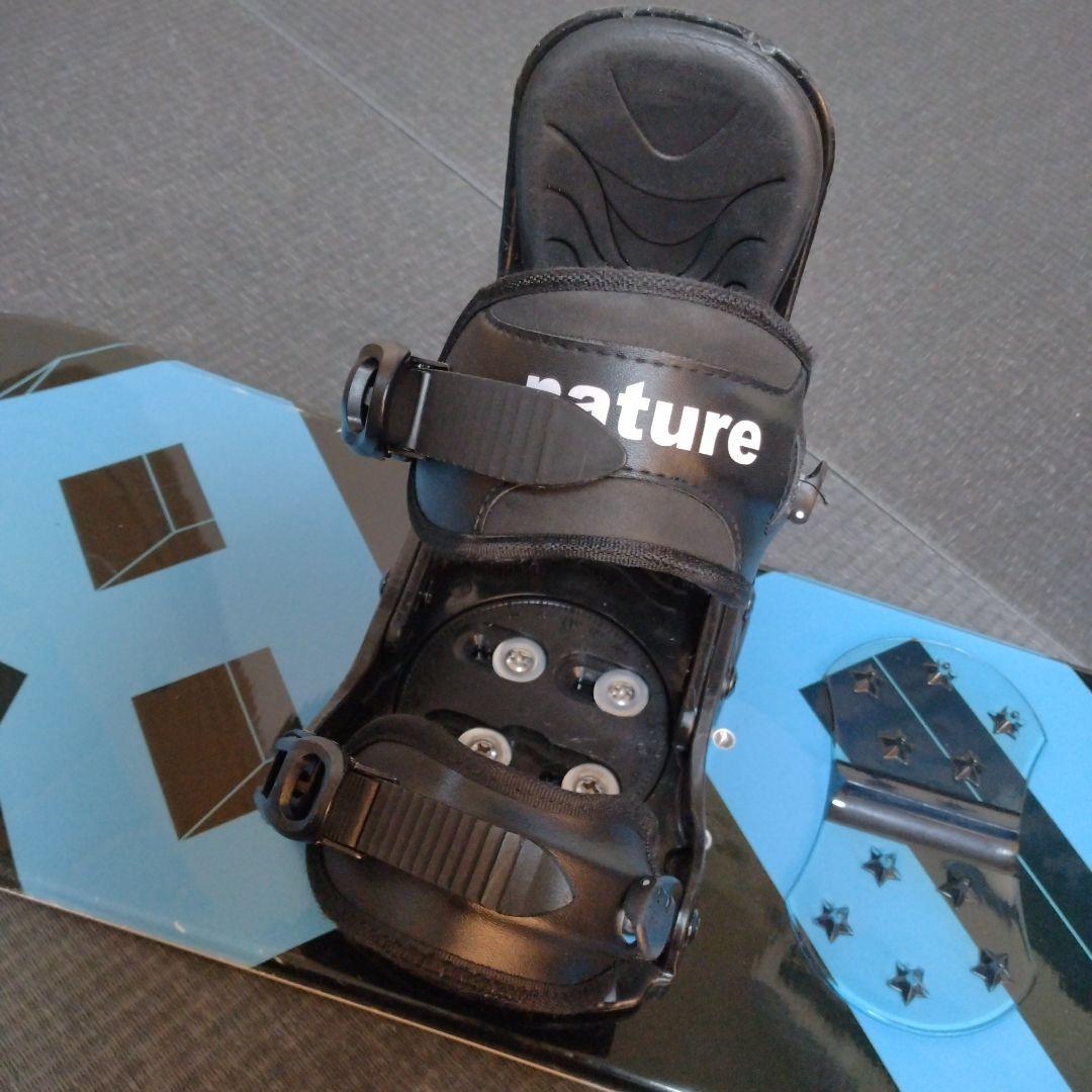 DUB ジュニアスノーボード110cm ビンディング 滑り止め＆コード付