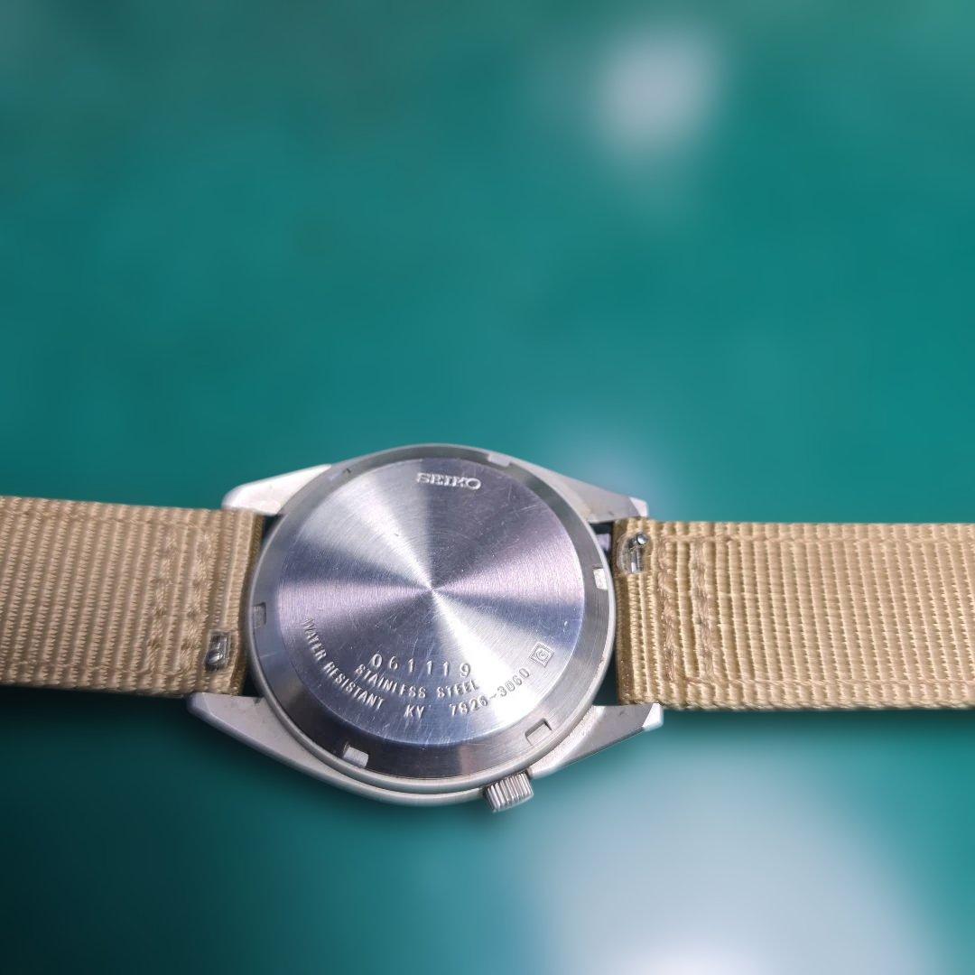 セイコー 7S26 21jewels自動巻き時計 グリーン文字盤