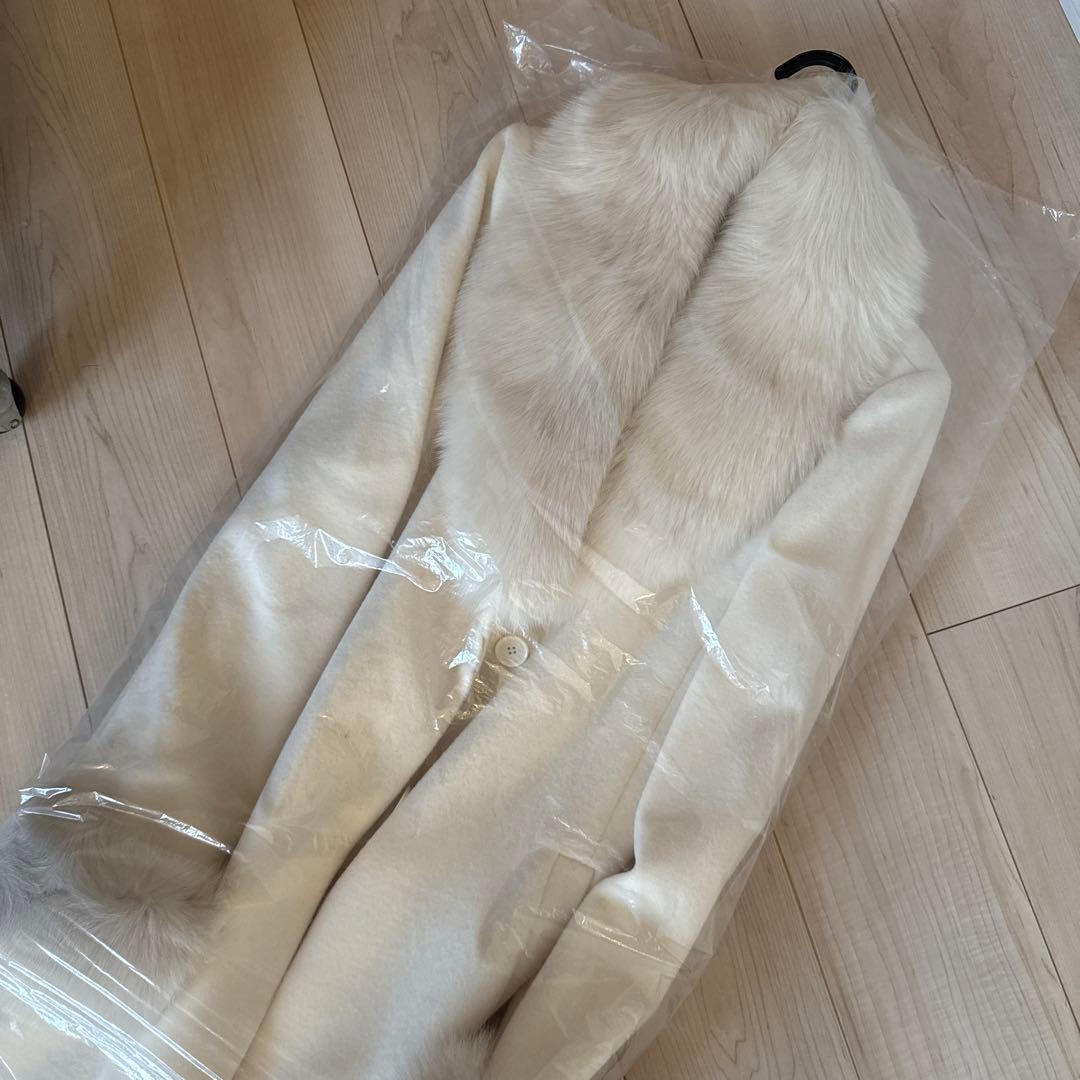 PINKY&DIANNE アンゴラ　ファーコートsize40