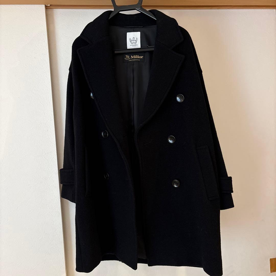LOUNIE 40th Anniversary Milior ピーコート 黒