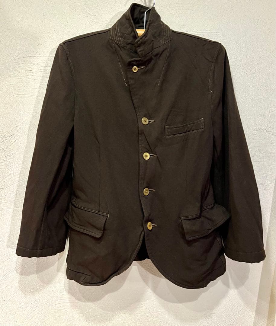 COMME des GARCONS PLUS 縮絨 ジャケット ブラウン S