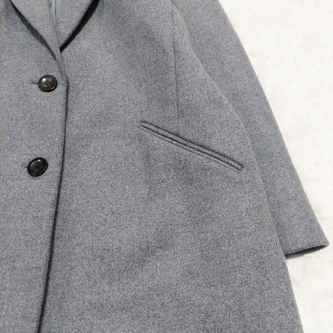 美品 23区 ウール チェスターコート Bellandi イタリア生地 40